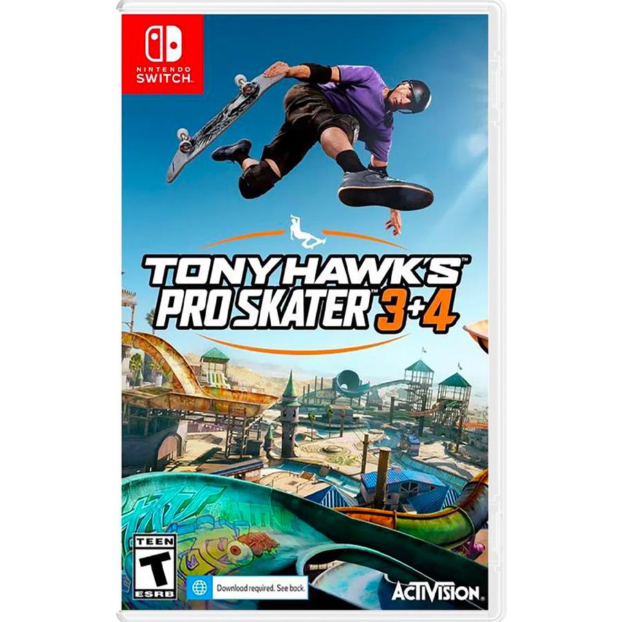 TONY HAWK'S PRO SKATER 3 + 4 REMASTERED NSW FISICO SELLADO